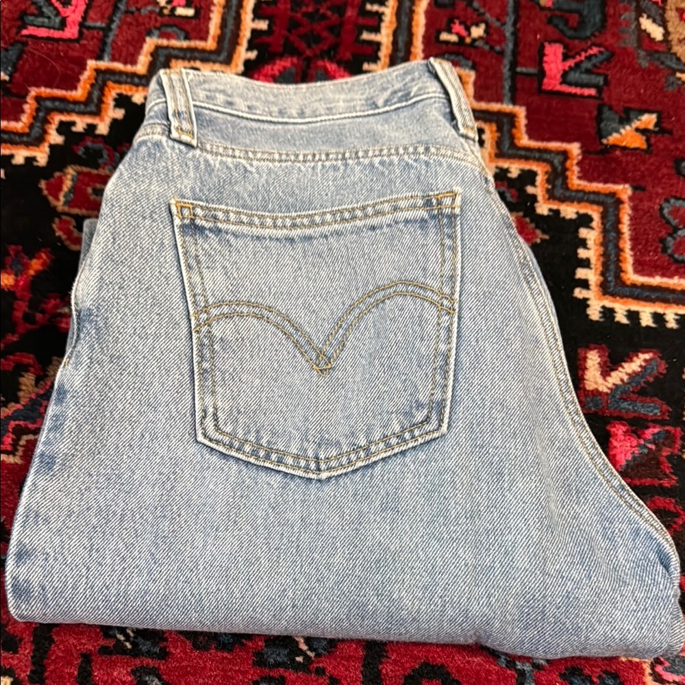 Levi's Blue Straight Leg Jeans Vintage Style